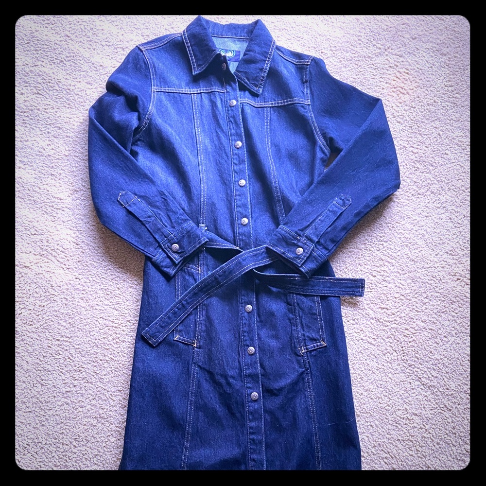 Maxi style jean jacket